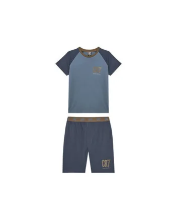 Pijama baieti Cristiano Ronaldo Cr7, 300 8770 41, Bumbac, Multicolor, Multicolor