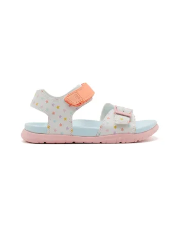 Sandale cu inchidere velcro si model cu stea Billerica, Multicolor