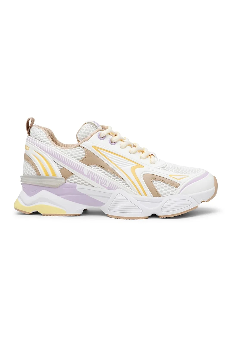 Pantofi sport low-cut Speedster-E, Galben pal/Alb optic/Bej deschis