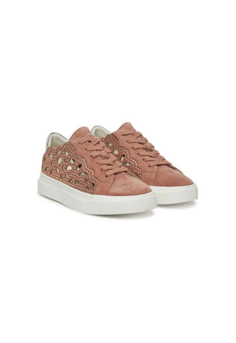 Pantofi sport dama, V250223,  Piele naturala, Roz