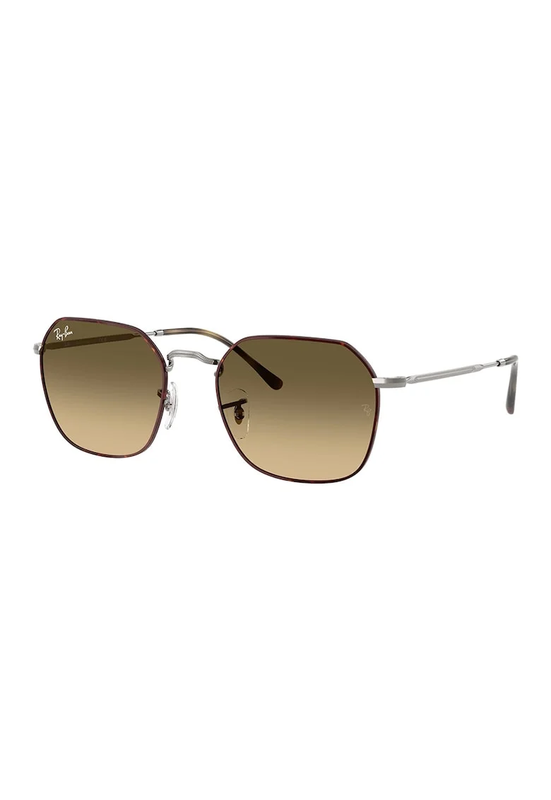 Ochelari de soare unisex cu lentile in degrade, Argintiu