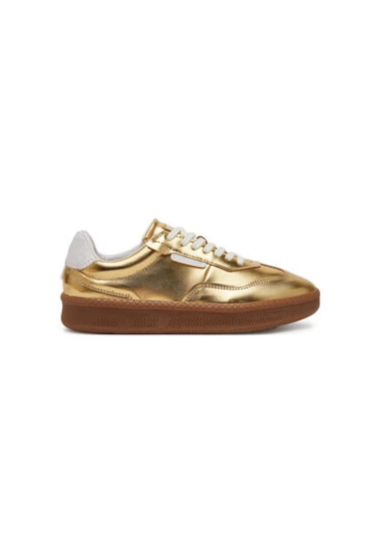 Pantofi sport dama, SM11003591,  Piele ecologica, 41 EU, Auriu