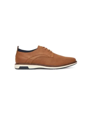 Pantofi barbati  13568596, Piele ecologica, Maro