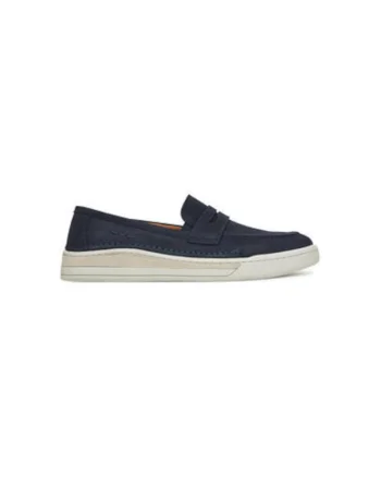 Pantofi barbati  13608, Piele naturala, Bleumarin