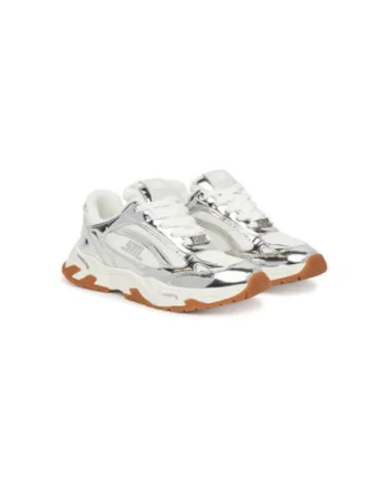 Pantofi sport dama, SM19000129,  Textil, 41 EU, Argintiu