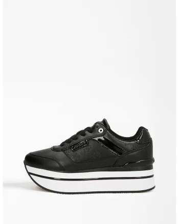 Pantofi sport flatform de piele ecologica Hansin