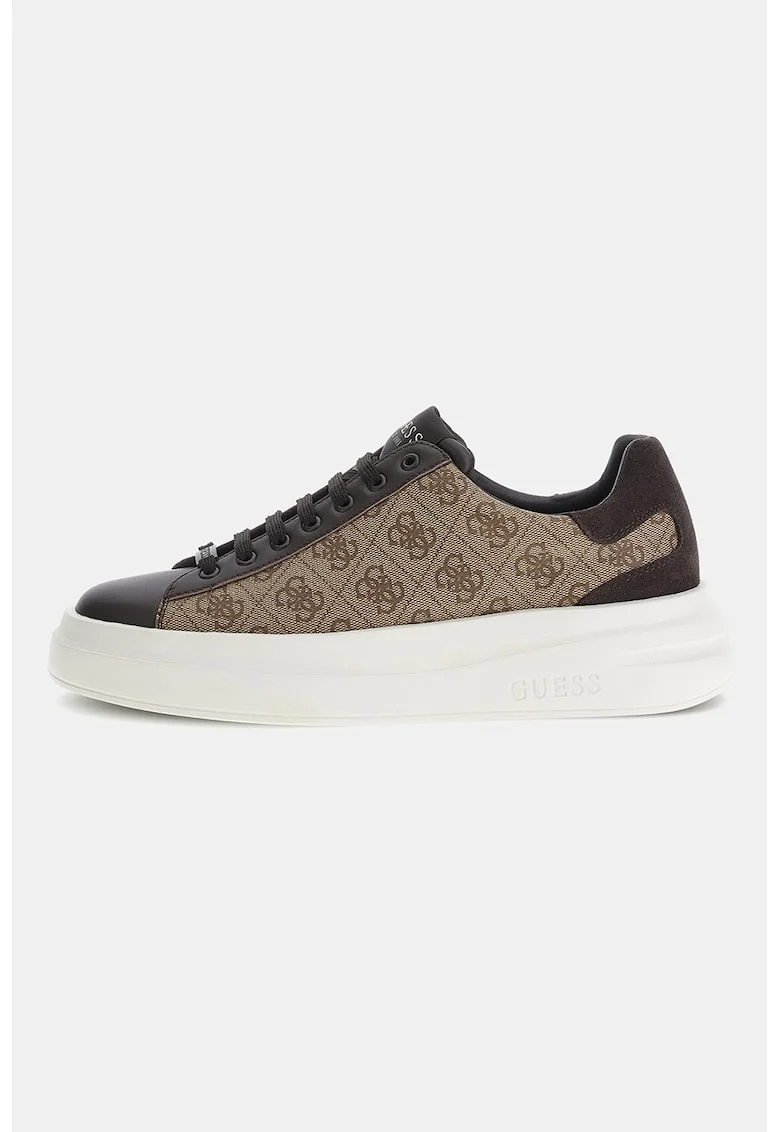 Pantofi sport cu logo, Maro/Bej
