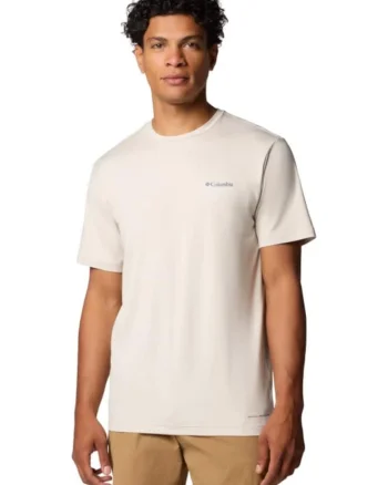Tricou  Kwick Hike Back Graphic, bej, poliester