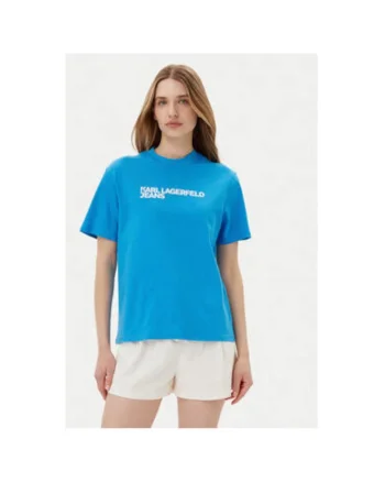 Tricou dama  A1W17005, Bumbac organic, Albastru, Albastru