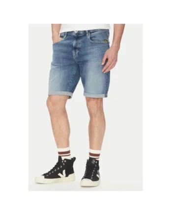 Pantaloni scurti din denim barbati G Star Raw, D10481-D634, Bumbac, 35 US, Albastru