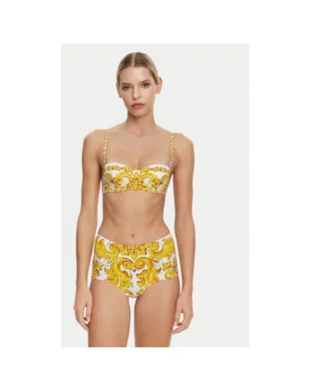Costum de baie Dama,  305315229, Poliamida, Elastan, Galben