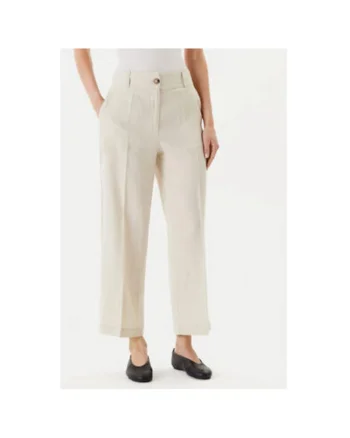 Pantaloni dama  4AGHDF06R, Bej
