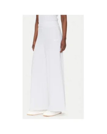 Pantaloni dama  Emporio Armani, 7W000165 AF12654, Viscoza/Elastan, Alb, Alb