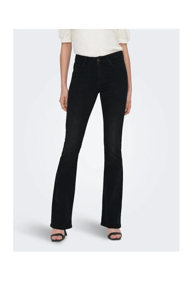Blugi dama,  302625017, Bumbac, M-L34 INTL, Negru