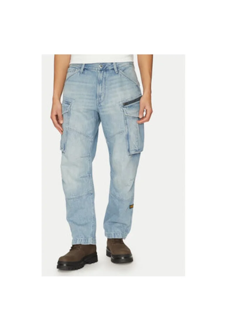 Pantaloni barbati G Star Raw, D26149-D788, Bumbac, Albastru, Albastru