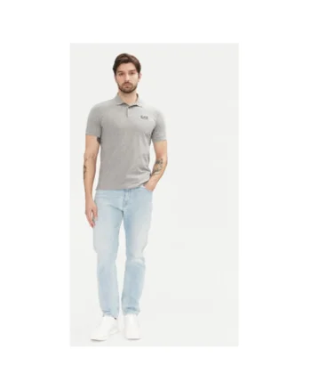 Tricou barbati  Emporio Armani, 8NPF14 PJVQZ, Sintetic, Gri, Gri