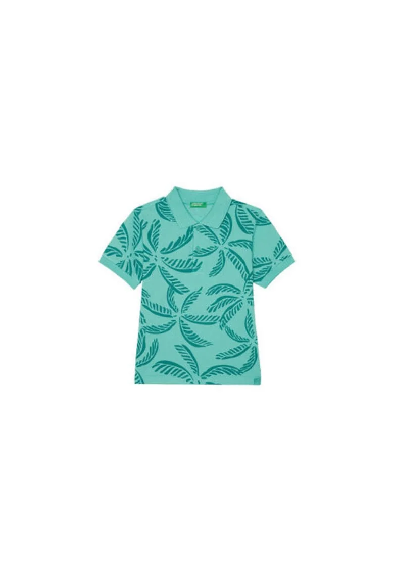 Tricou Polo baieti  36Y4G300Y, Bumbac, 90 CM, Verde