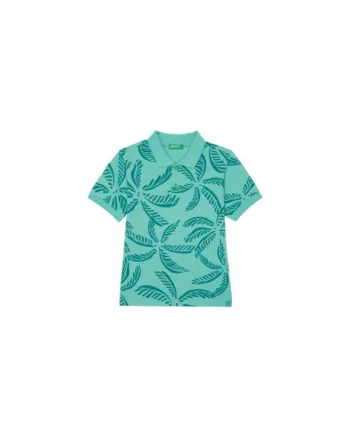 Tricou Polo baieti  36Y4G300Y, Bumbac, 90 CM, Verde