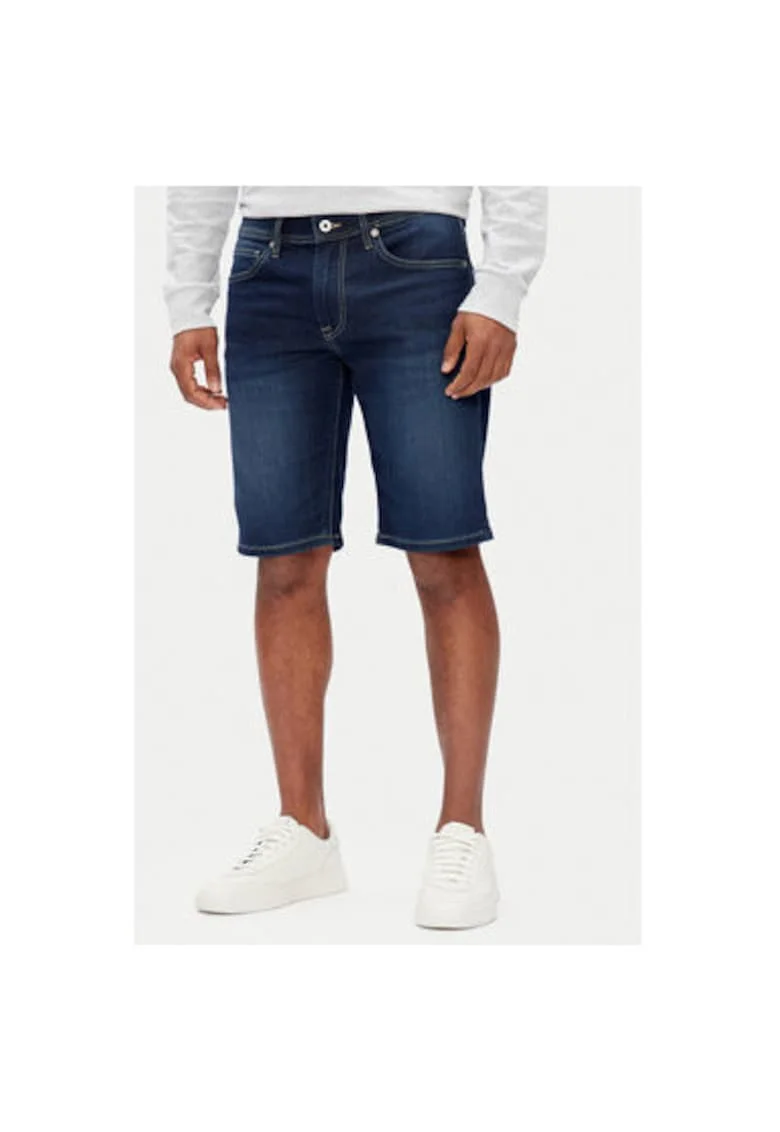 Pantaloni scurti din denim barbati  PM801075EE4, Bumbac/Poliester, 29 US, Bleumarin