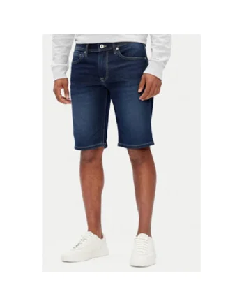 Pantaloni scurti din denim barbati  PM801075EE4, Bumbac/Poliester, 29 US, Bleumarin