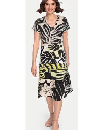 Rochie,  67065, Bumbac, Multicolor