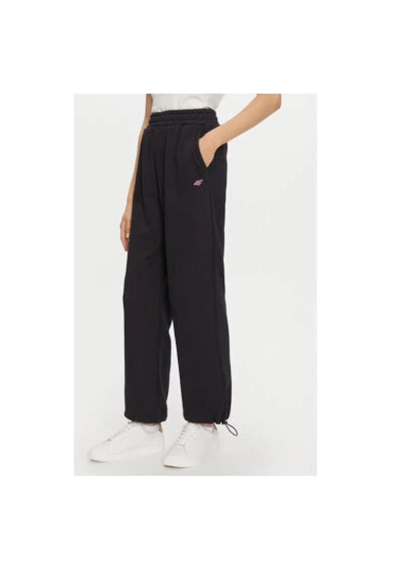 Pantaloni trening 4FWAW24TTROF0839 Negru Loose Fit, Bumbac, Negru