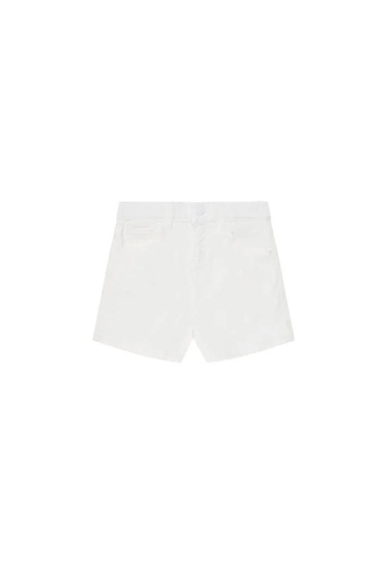 Pantaloni scurti din denim pentru fete, albi