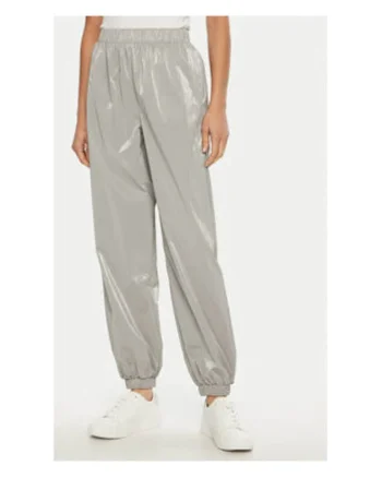 Pantaloni de trening din poliamida cu aspect lucios