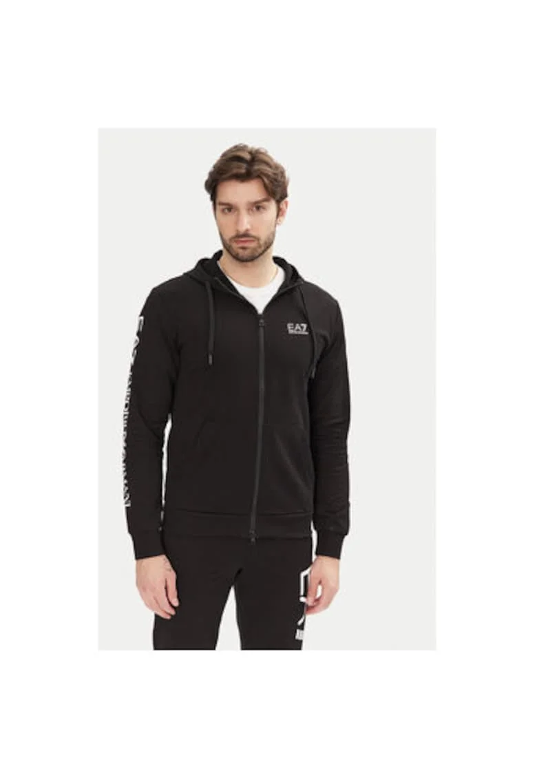 Bluza barbati  Emporio Armani, 7M000568 AF13512, Bumbac, Negru, Negru