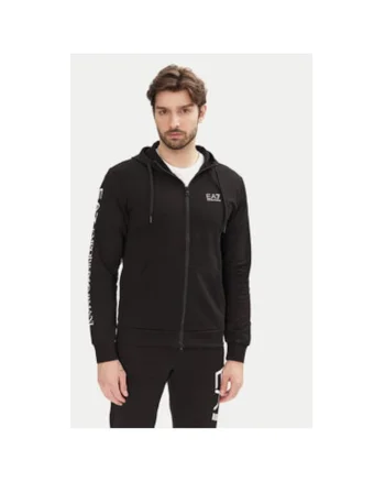 Bluza barbati  Emporio Armani, 7M000568 AF13512, Bumbac, Negru, Negru