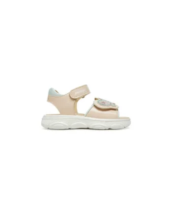 Sandale fete, 7872122,  Piele naturala, Bej