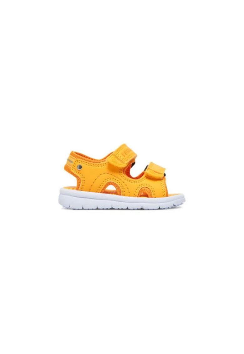 Sandale fete, 5400089A,  Piele ecologica, Galben