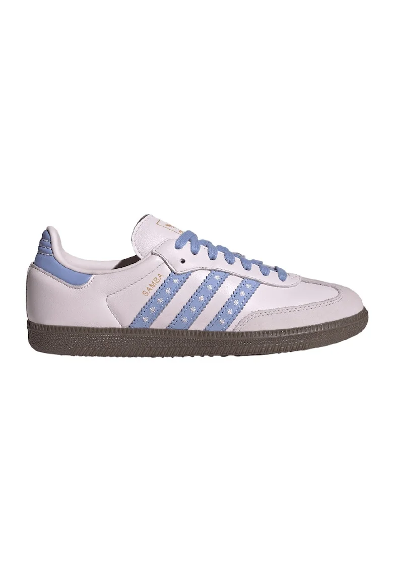 Pantofi sport din piele si piele intoarsa Samba OG, Lila/Roz pal