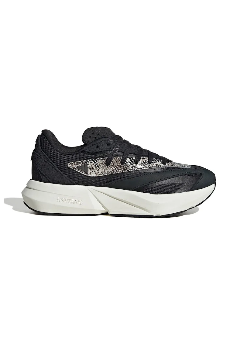 Pantofi sport cu garnituri din piele Lightblaze, Negru/Gri inchis