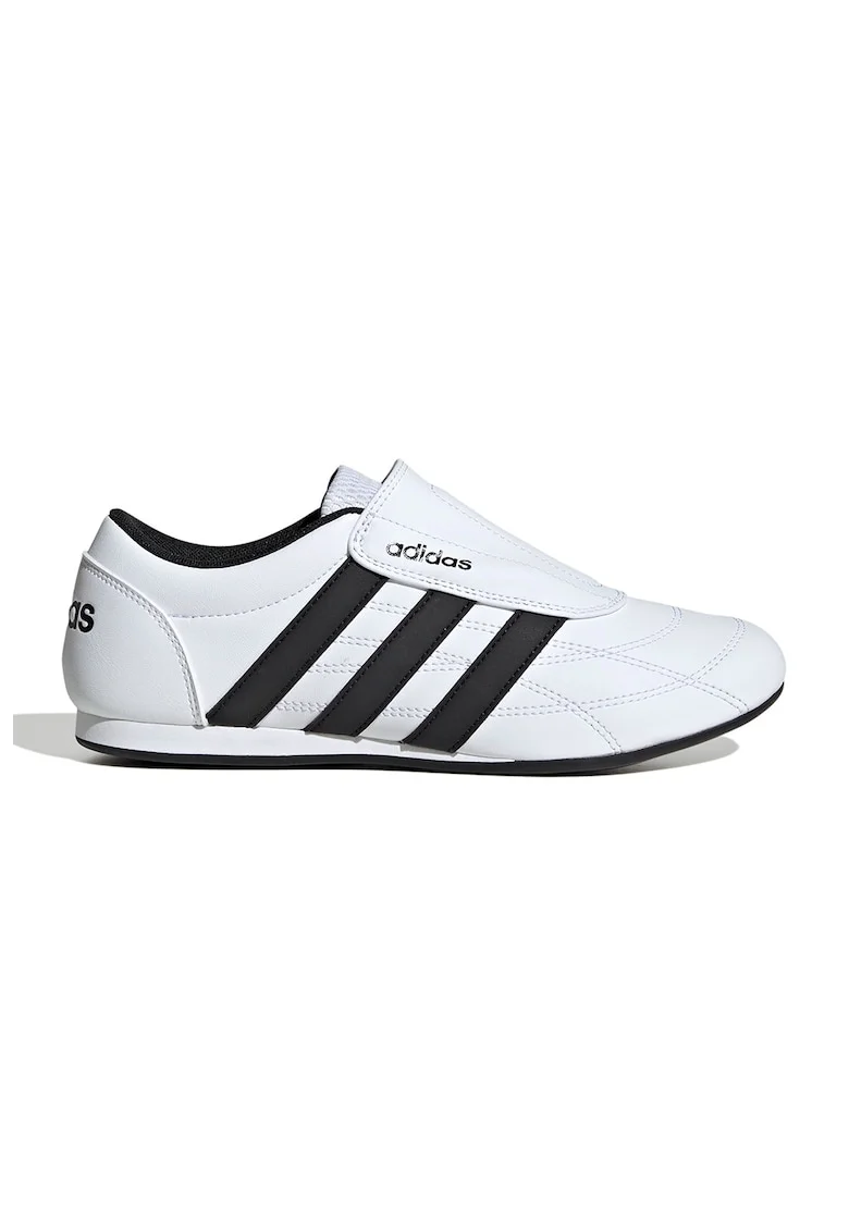 Pantofi sport din piele ecologica Tekwen, Negru/Alb optic