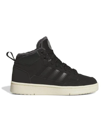 Pantofi sport mid-cut cu sireturi Rapid Court, Negru