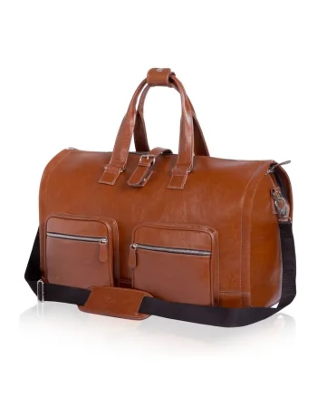 Geanta barbateasca din piele cu aspect vintage pentru costum  SL18 Harlow Maro