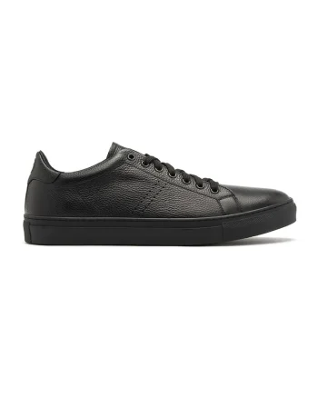 Pantofi sport de piele Daniel, Negru