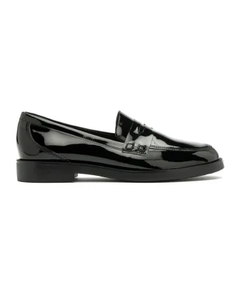Pantofi loafer de piele ecologica, Negru