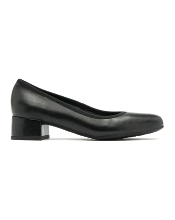 Pantofi de piele Ella, Negru