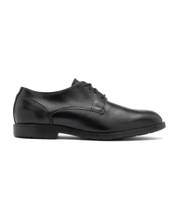 Pantofi derby de piele Santiago, Negru