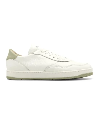 Pantofi sport de piele Nora, Alb fildes