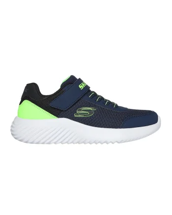 Pantofi sport cu velcro Bounder - Trekzic, Verde lime/Bleumarin