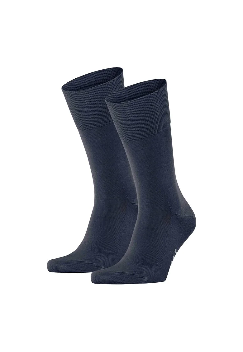 Set de sosete lungi din amestec de bumbac organic - 2 perechi, Albastru