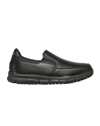 Pantofi casual de piele ecologica Memory Foam, Negru