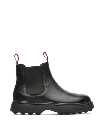 Ghete Chelsea din piele Norte 373, Negru