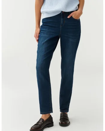 Blugi slim fit Alana, Albastru inchis
