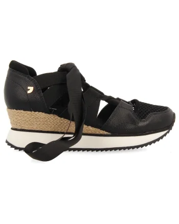 Pantofi sport cu garnituri de piele ecologica si decupaje Muir, Negru