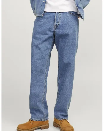 Blugi lejeri JJIEDDIE JJORIGINAL SQ 735, Albastru deschis