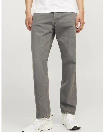 Blugi relaxed fit JJICHRIS JJCOOPER AM 900, Gri melange